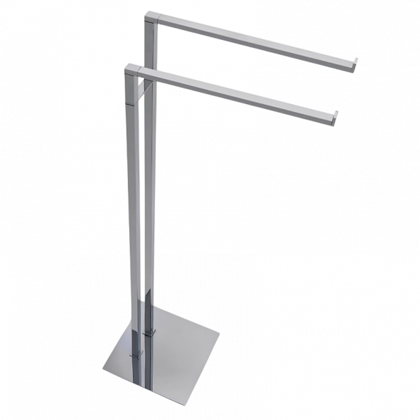 Стойка COLOMBO DESIGN MINI Q B5038 с полотенцедержателем двойным цвет хром