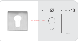 Накладка под цилиндр Colombo Rosetta MM13 графит