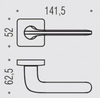 Дверная ручка Colombo ROBOQUATTRO S ID51RSB белый матовый