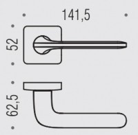 Дверная ручка Colombo ROBOQUATTRO S ID51RSB золото