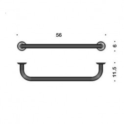Поручень COLOMBO DESIGN HERMITAGE B3374.OL