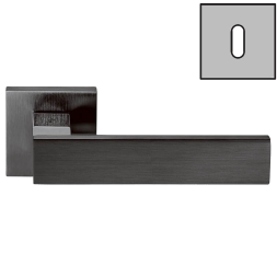 Дверная ручка Colombo ALBA LC91 R графит матовый/графит