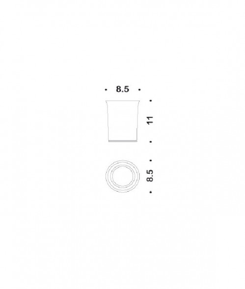 Стакан COLOMBO DESIGN LINK B2441 настольный