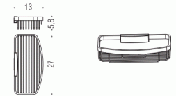 Полочка корзинка COLOMBO DESIGN ANGOLARI B9647 одинарная съемная