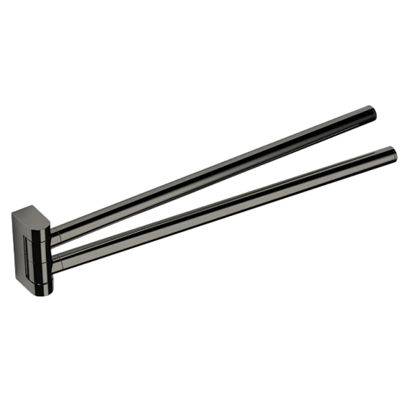 Полотенцедержатель COLOMBO DESIGN MINI B4012.HPS1 двойной цвет нержавеющая сталь