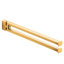 Полотенцедержатель COLOMBO DESIGN LULU B6212.GOLD двойной