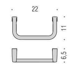 Полотенцедержатель COLOMBO DESIGN LULU B6231 кольцо