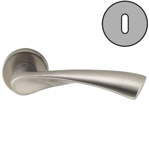 Дверная ручка Colombo FLESSA CB51R никель матовый