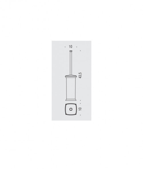 Ершик COLOMBO DESIGN PORTOFINO B3206.BR напольный