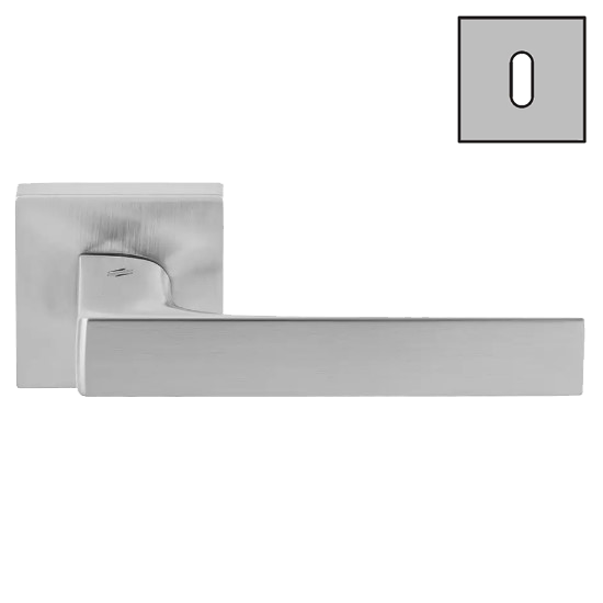 Дверная ручка Colombo ROBOCINQUE S ID71R хром матовый