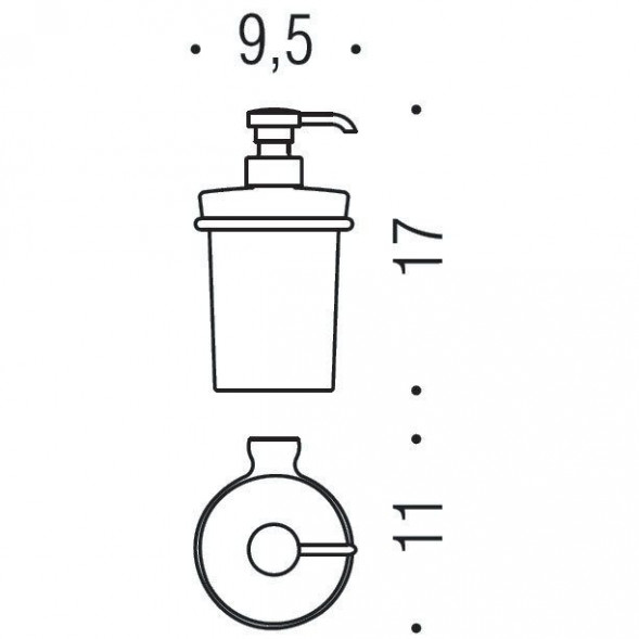 Дозатор COLOMBO DESIGN LUNA B9309 подвесной
