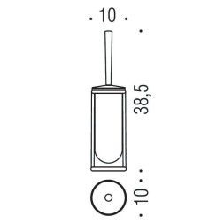 Ершик COLOMBO DESIGN LUNA B0106 напольный
