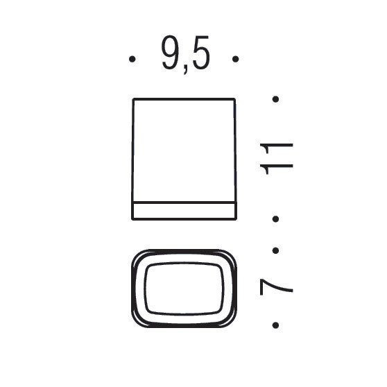 Стакан COLOMBO DESIGN TIME W4202 настенный