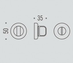 Фиксатор сантехнический Colombo Rosetta CD49 BZGG винтаж