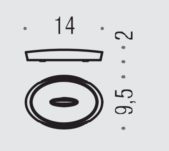 Мыльница COLOMBO DESIGN PLUS W4940 настольная