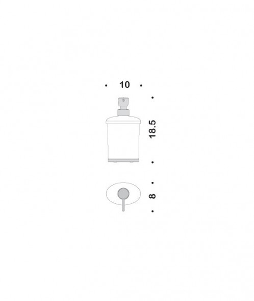 Дозатор COLOMBO DESIGN LAND B9319 настольный