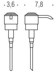Запасная помпа для дозатора жидкого мыла Colombo Hermitage B9375
