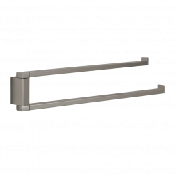 Полотенцедержатель COLOMBO DESIGN MINI Q B5012.HPS1 двойной цвет нержавеющая сталь