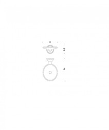 Мыльница COLOMBO DESIGN HERMITAGE B3301 настенная