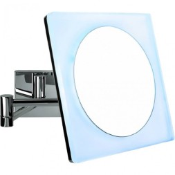 Косметическое зеркало COLOMBO DESIGN SPECCHI INGRANDITORI B9756 настенное с подсветкой увеличение 3 раза питание от сети