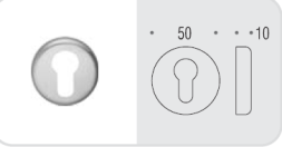 Накладка под цилиндр Colombo Rosetta CD63 GB никель матовый